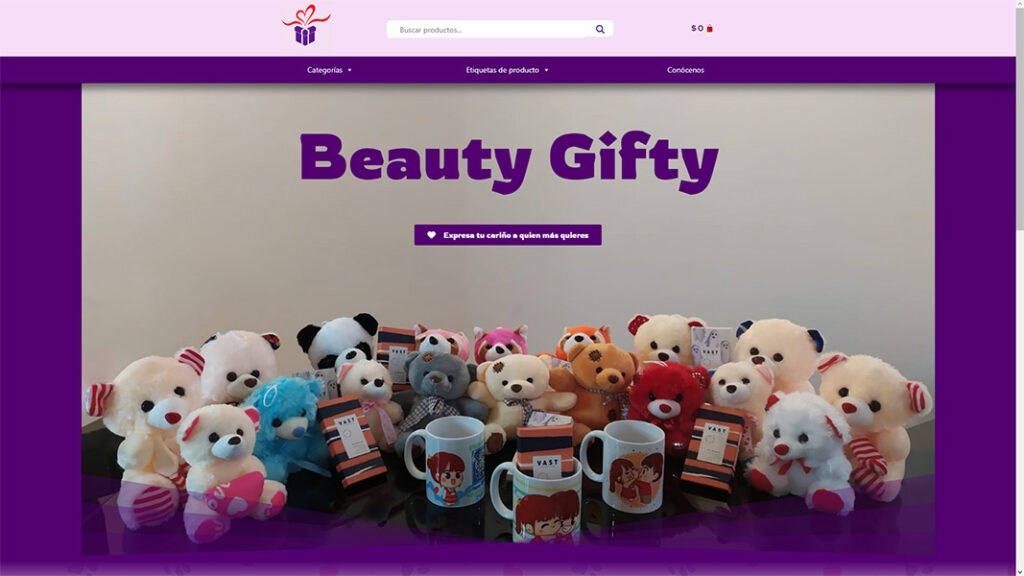 Sitio web - Beauty-Gifty